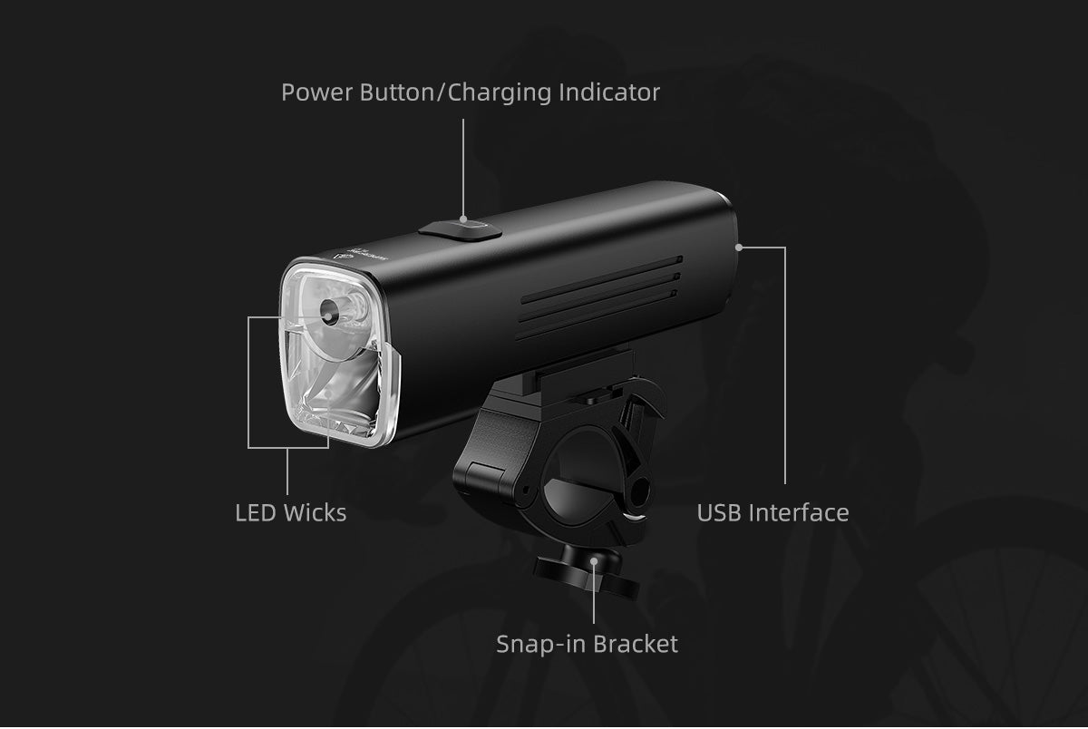 1300 Lumin Bike Light