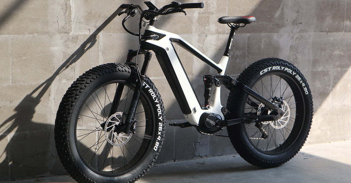 fat LOKI Carbon eMTB | 4.8" Fat Tires | Bafang M620 | Snow/Mud All-Terrain Electric Mountain Bike