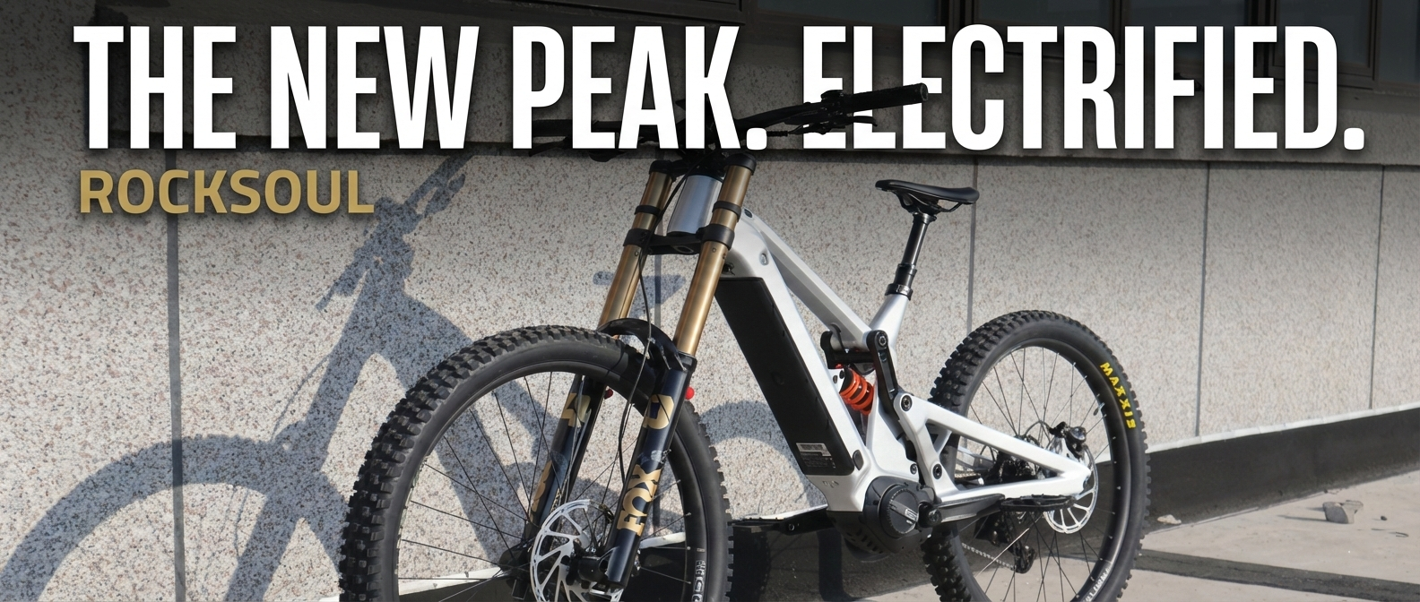THE NEW PEAK. ELECTRIFIED.ROCKSOUL – 4LEAF Bikes