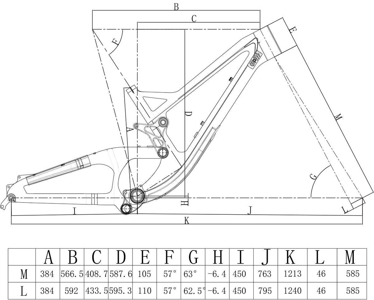Dh Frame Examples 4LEAF DH frame, shock included (Carbon) – 4LEAF Bikes