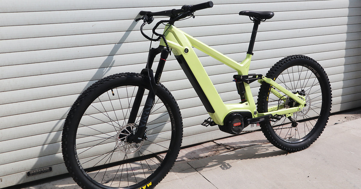 Carbon fiber mountain discount bike full suspension