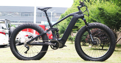 fat LOKI Carbon eMTB | 4.8" Fat Tires | Bafang M620 | Snow/Mud All-Terrain Electric Mountain Bike